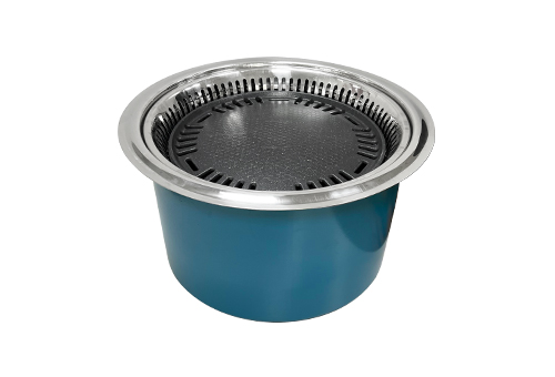 圓形下排煙烤爐YS（斜面排風孔）